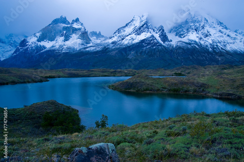 Lake in mountains, Patagonia