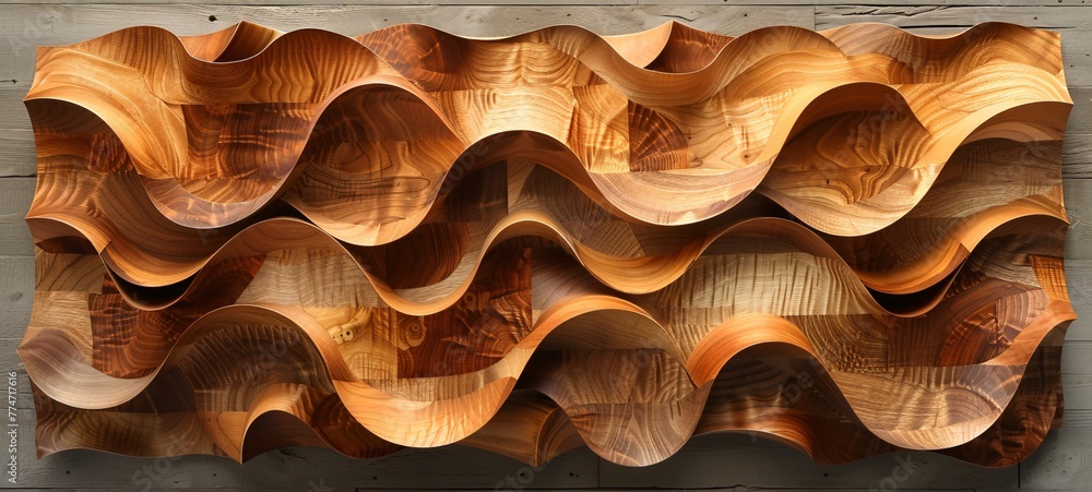 Wooden Wall Art A Monthly Inspiration for the Modern Home Generative AI