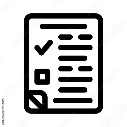 ballot line icon