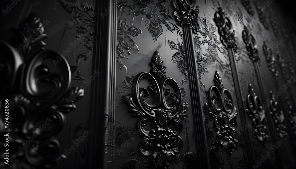 Obraz premium black and white background