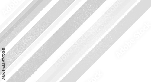 White grey geometric stripes abstract tech grunge grainy background. Vector minimal design