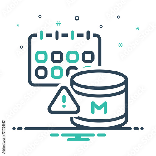 Mix icon for expiry date