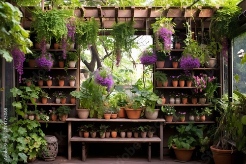 Hanging Planters and Vertical Gardening: Secret Garden Patio Inspirations