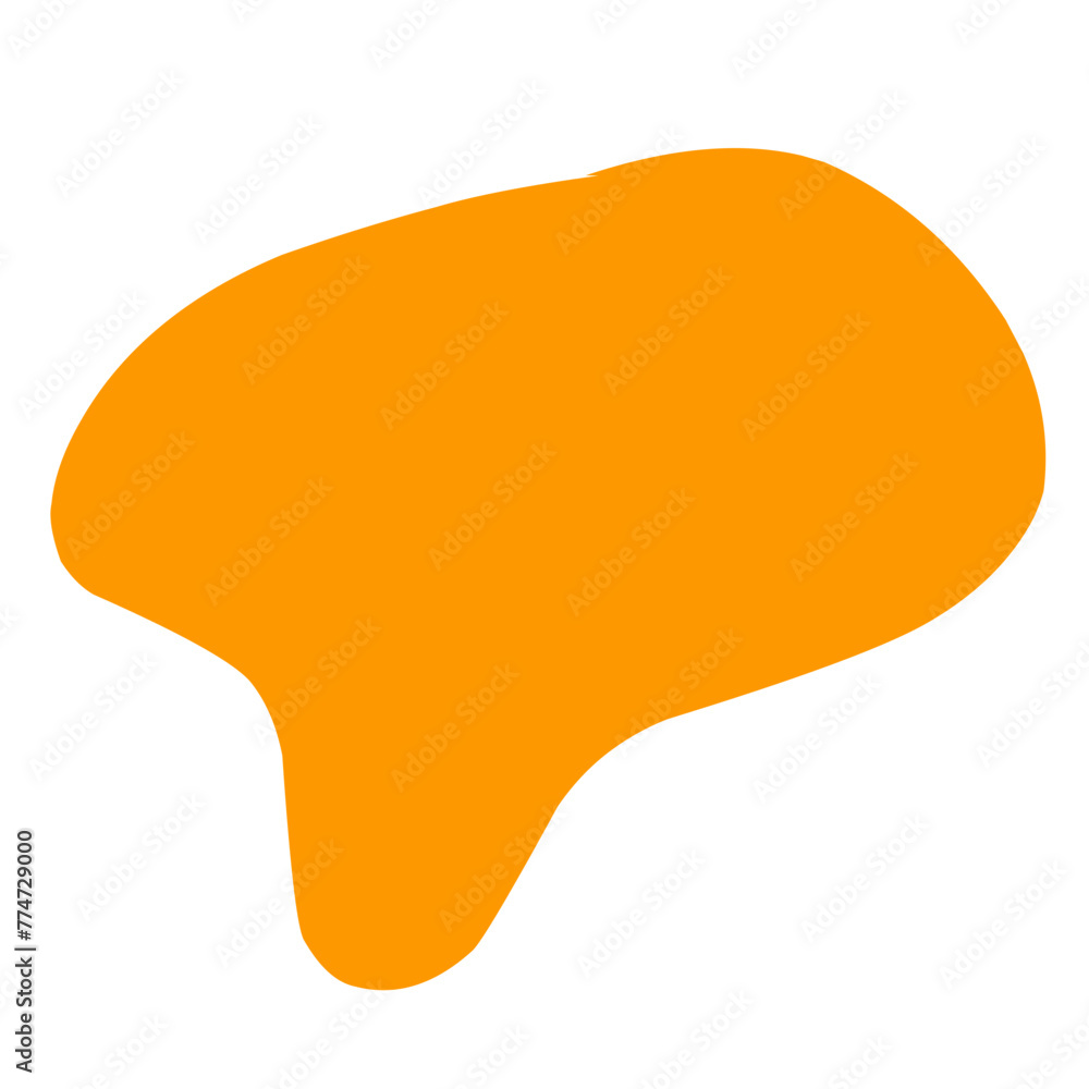 blob orange shape blob orange shape
