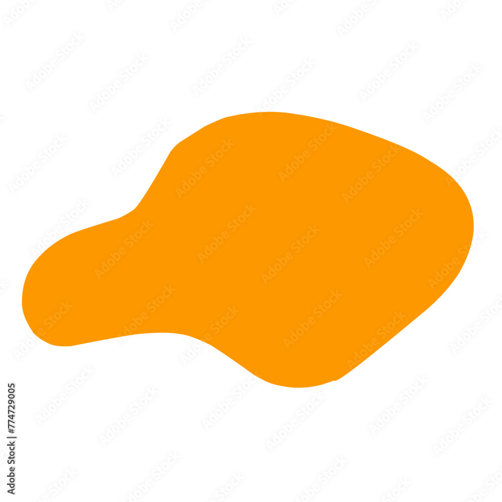 blob orange shape blob orange shape