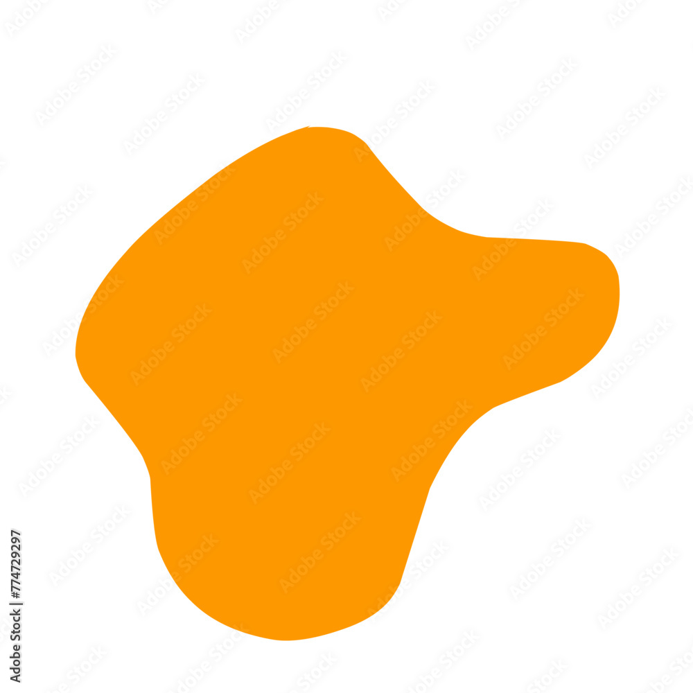 blob orange shape blob orange shape