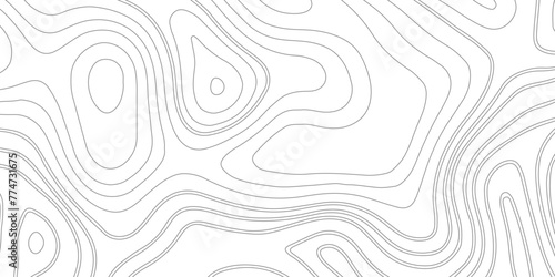 Topographic contour map. similar cartography illustration. Seamless pattern wave lines Topographic map. Geographic mountain relief.