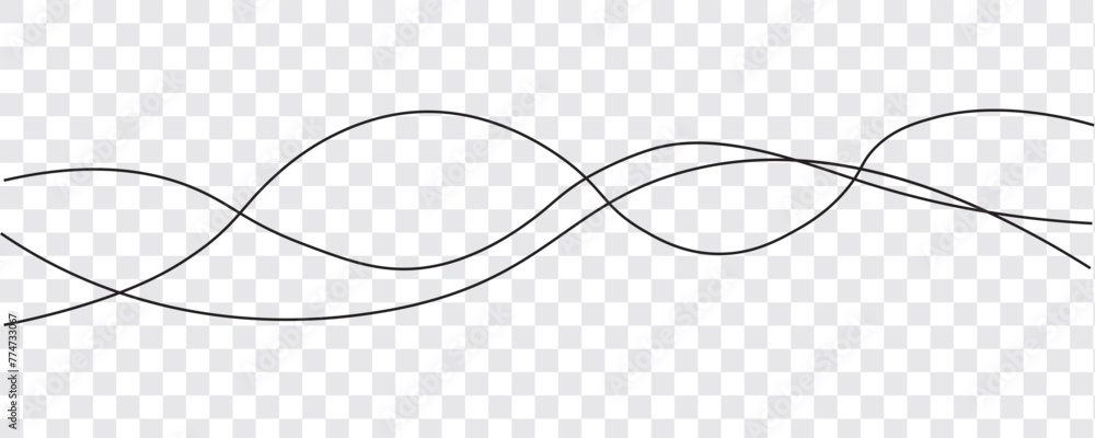 Wavy thin line. Black isolated stripe. Abstract background. Geometric pattern eps10 Wavy thin line. Black isolated stripe. Abstract background. Geometric pattern eps10