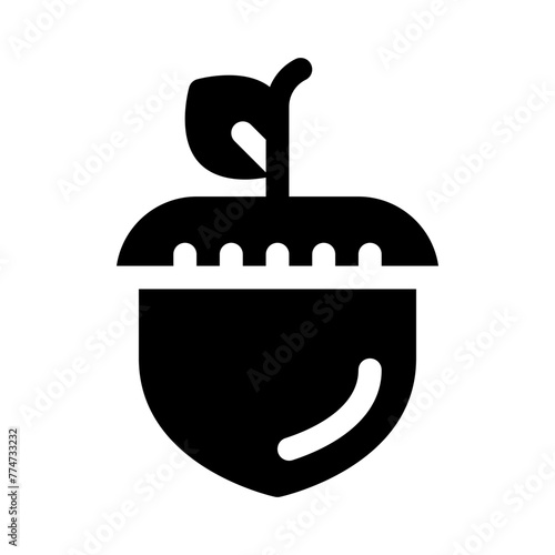 nut glyph icon
