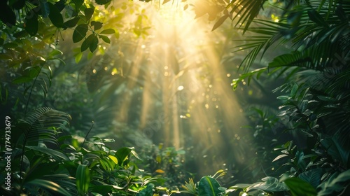 Landscape with trees  sea  forest  natural beauty.