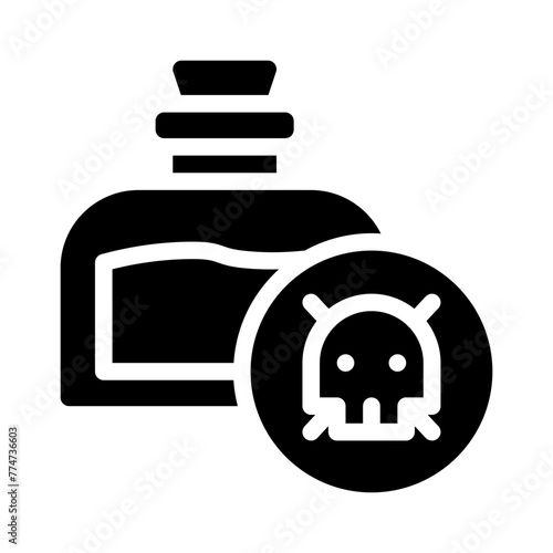 radioactivity glyph icon