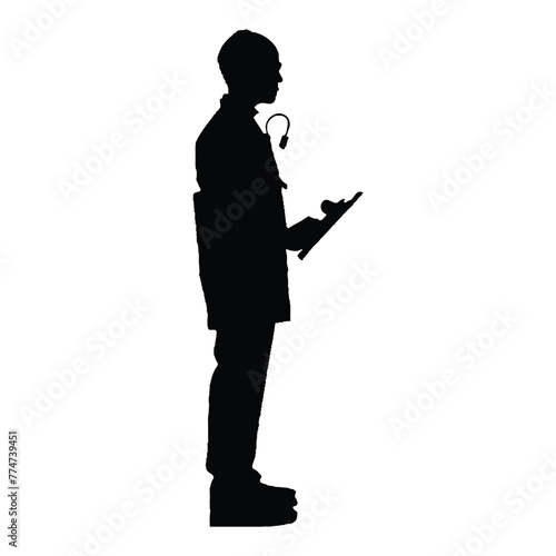 Marine Biologist Silhouette