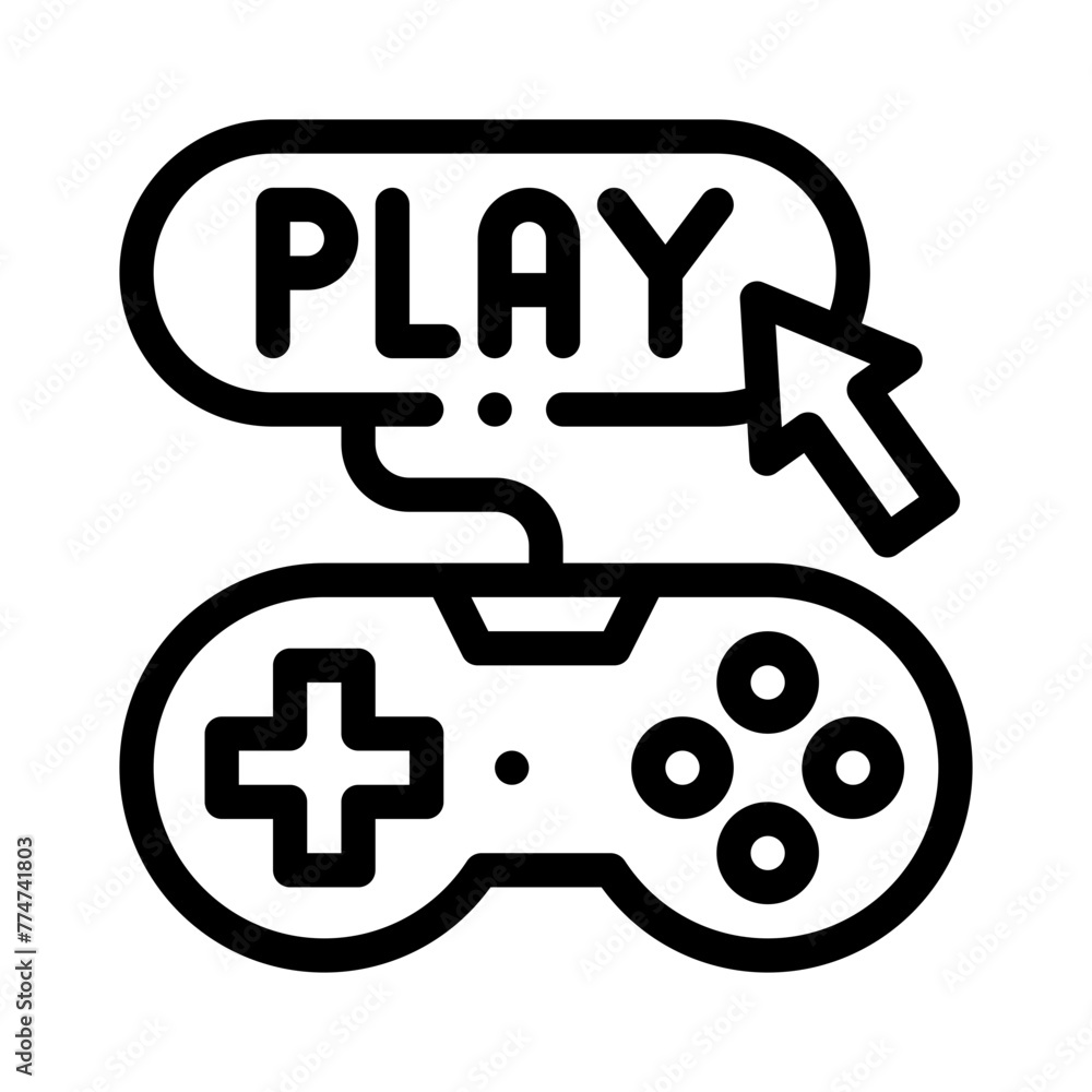 play line icon