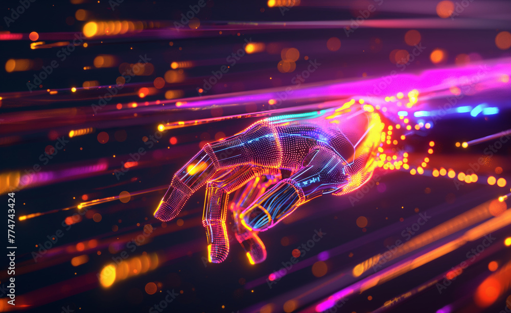 Cybernetic Hand Interfacing with Data Stream. Cybernetic Hand Interfacing with Data Stream.