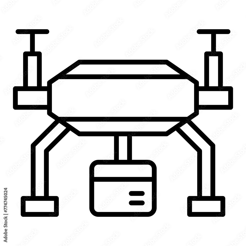 Drone Delivery Icon Drone Delivery Icon