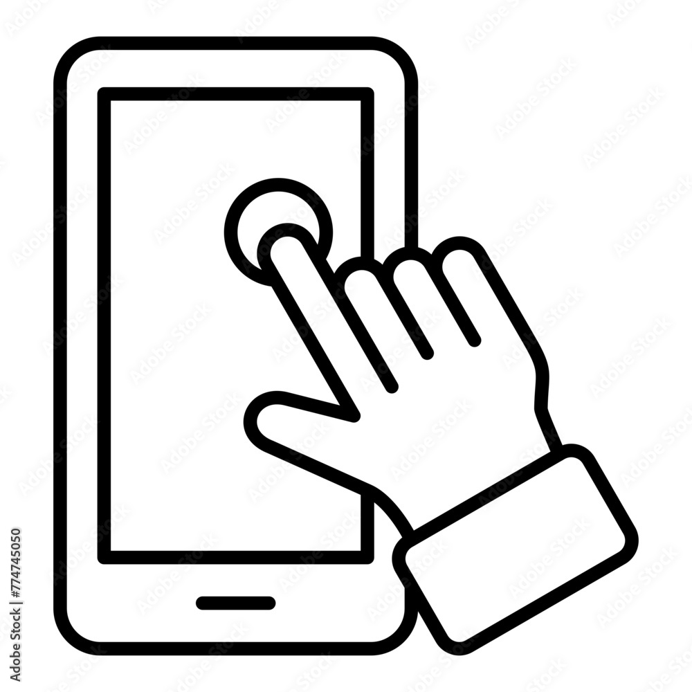 Touch Screen Icon Touch Screen Icon