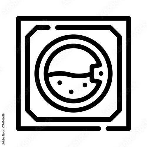 washing machine line icon