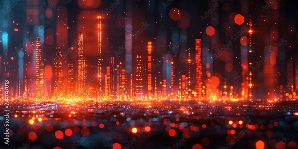 Stock market chart lines, financial graph on technology abstract background represent financial crisis, financial meltdown. Technology concept, trading market concept.
Stock market chart lines, financial graph on technology abstract background represent financial crisis, financial meltdown. Technology concept, trading market concept.