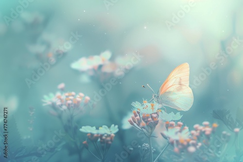 Butterfly Resting on Flower © Rene Grycner