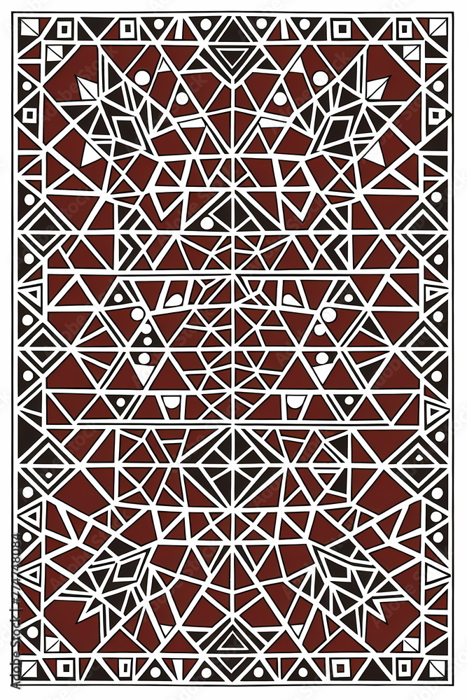 Geometric Pattern, tribal inspired pattern design