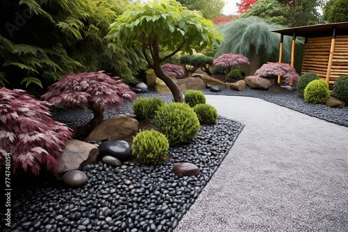 Zen Garden Tranquility: Raked Gravel Blissful Design Ideas