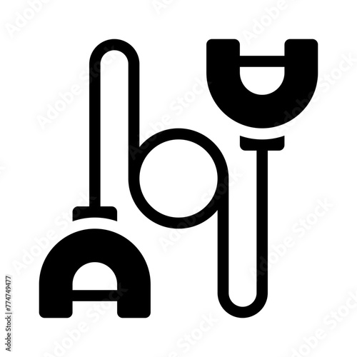 calisthenic band glyph icon