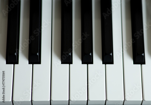 black and white piano keys 