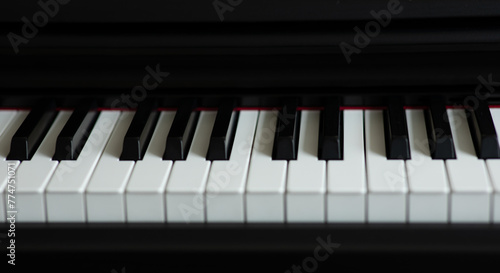 black and white piano keys 