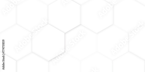 Abstract paper Hexagon white Background Vector Art. Abstract. Embossed Hexagon Design.