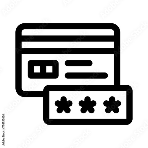 password line icon