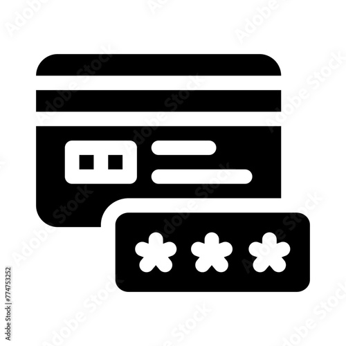 password glyph icon