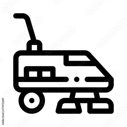 sweeper line icon