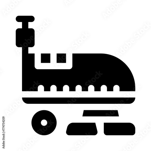 polisher glyph icon