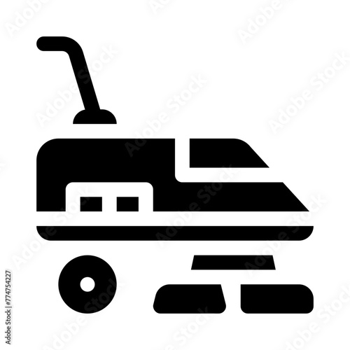 sweeper glyph icon