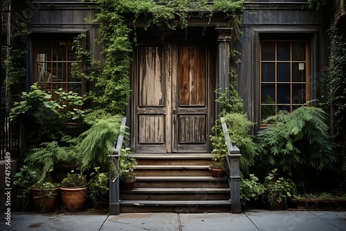 Reclaimed Wood Urban Jungle: Eco-Friendly Brownstone in New York City