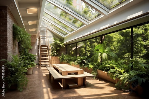 Skylight Serenity  Urban Jungle New York Brownstone Concepts