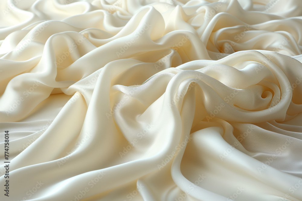 Elegant cream silk fabric texture Elegant cream silk fabric texture