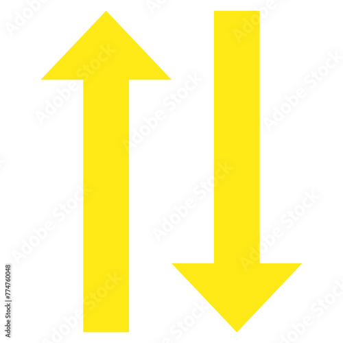 yellow arrow