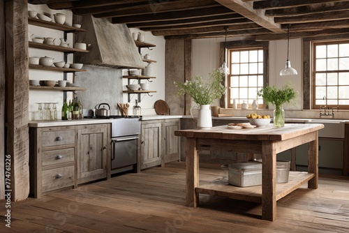 Reclaimed Wood Heaven: Vintage Farmhouse Kitchen Ideas for Sustainable Choices