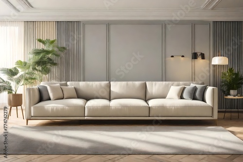 modern living room with sofa © sweba