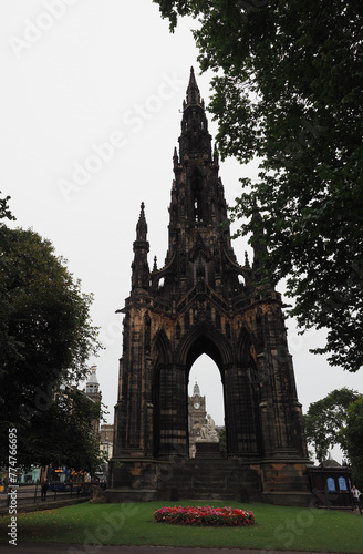 Scott Monument in Edinburgh
