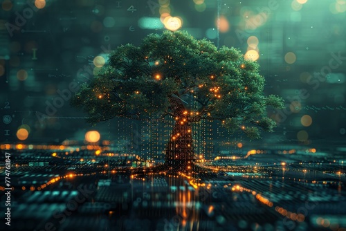 Trees of data in AI a generative model of digital hierar 2