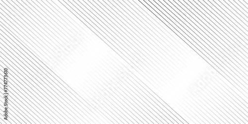Vector gradient gray line abstract pattern Transparent monochrome striped texture, minimal background. Abstract background wave line elegant white striped diagonal line technology concept web texture. photo