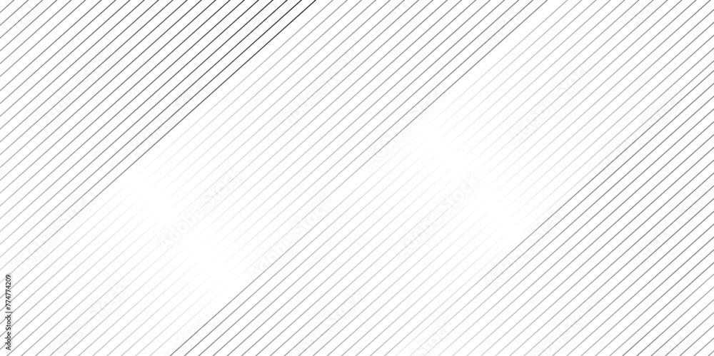 Vector gradient gray line abstract pattern Transparent monochrome striped texture, minimal background. Abstract background wave line elegant white striped diagonal line technology concept web texture.