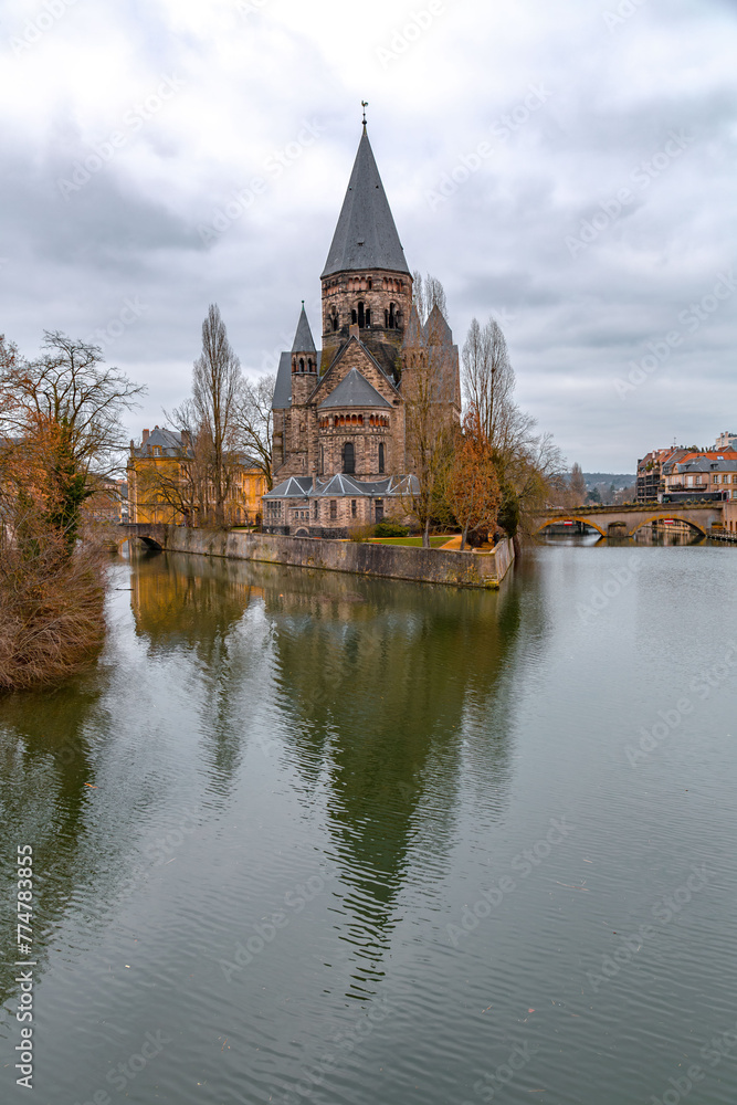 Temple Neuf or the New Temple in Metz, France Temple Neuf or the New Temple in Metz, France