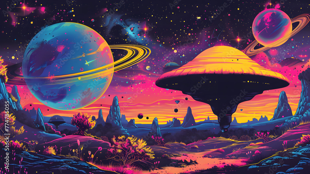 Retro Space Kawaii investigating the theory of ancient aliens city Retro Space Kawaii investigating the theory of ancient aliens city