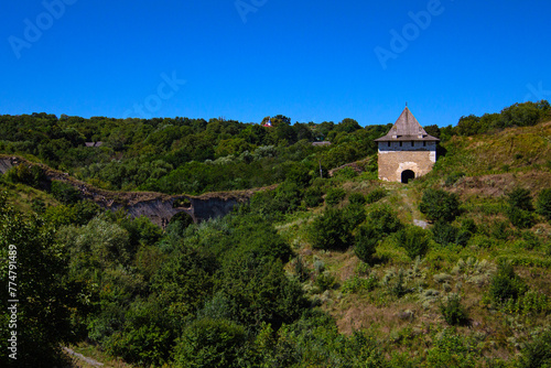 Iasi Gate leading to the Khotyn fortress  complex of fortifications situated on the hilly right bank of the Dniester in Khotyn  Ukraine