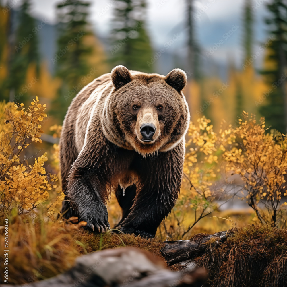 Obraz premium The Hidden World: Wildlife Portraits from the Heart of the Taiga