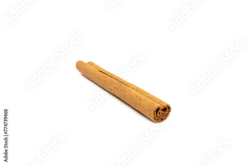 Ceylon cinnamon.Cinnamon sticks isolated on white background. Cinnamon roll and powder. Spicy spice for baking, desserts and drinks. Fragrant ground cinnamon. Close-up. Place for text. copy space