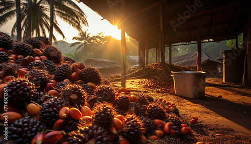 oil palm production